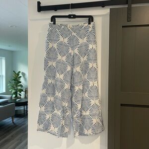 JOIE Linen cropped Wide-Leg Pants